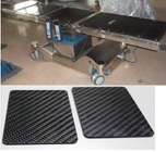 High stiff  high penetrability Carbon fiber bed laminated sheets for Medical bed plates
