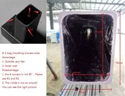 3 inch forged carbon fiber square tube carbon fiber oval tube with factory price