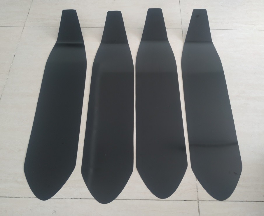 black color fiberglass blade for diving fins swim fin spearfishing fins