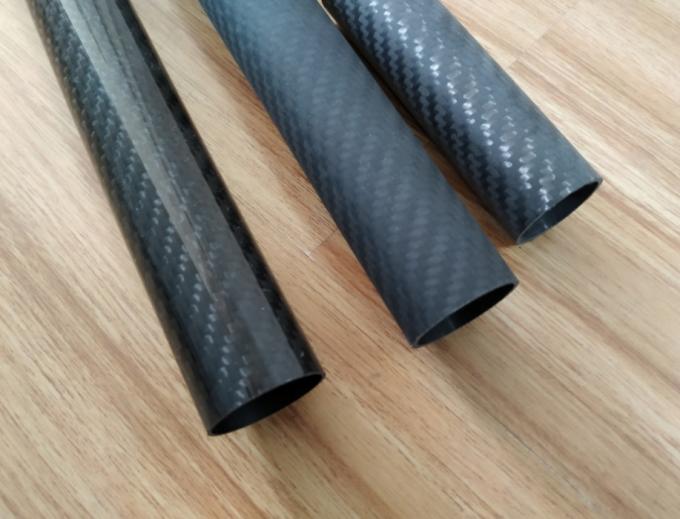 3K twill weave glossy/matte/semiglossy/sanded carbon fiber tubes
