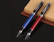 Carbon Fiber roller Pen   luxury black  red blue silver colorful carbon fiber Sign pen tubes