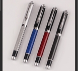 Carbon Fiber roller Pen   luxury black  red blue silver colorful carbon fiber Sign pen tubes