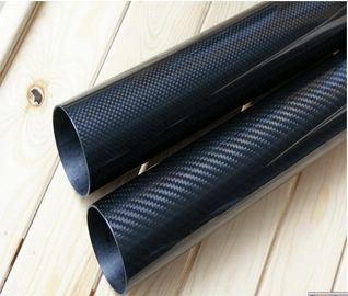 high glossy 3K plain 3K twill weave carbon fiber tubes