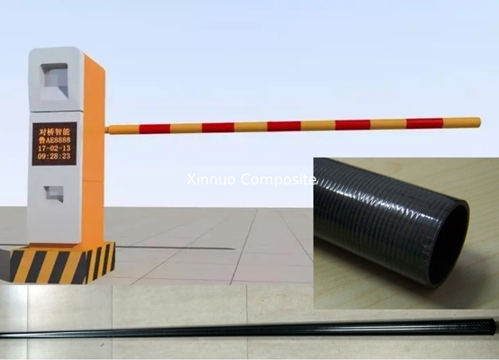 3000mm  3500mm length  carbon fiber shaft for toll barrier Vehicle barrier