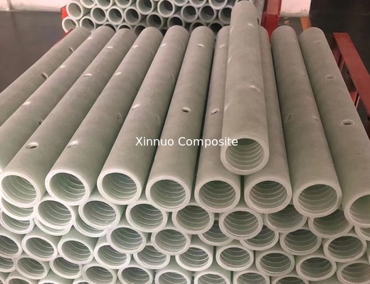 filament winding fiberglass tube insulated frp tube for surge arrester surge divider