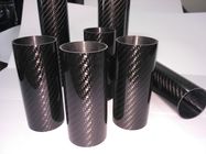 short length carbon fibe tube high glossy 3K twill carbon fiber tube  using at under water