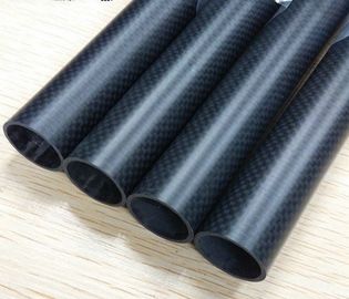 carbon mix glass fiber pipe/tubes with 3K plain or 3K twill surface 50% carbon +50% glass fiber tube