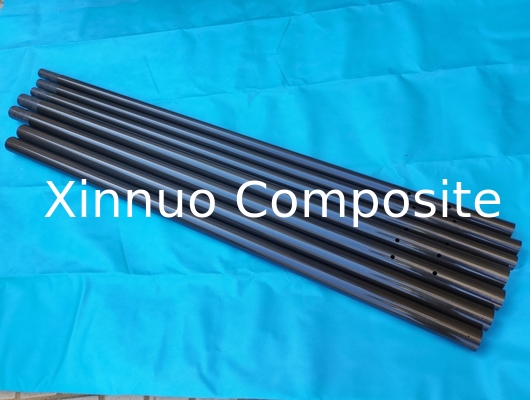 portable  1500mm length carbon fiber pole  for 3000mm length toll barrier Vehicle barrier