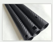 CNC cutting drilling carbon fiber tube carbon fiber pole 25*21.4*1410mm