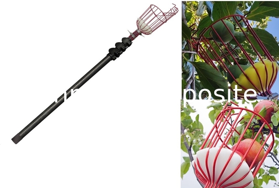 Custom size carbon fiber telescopic pole with locking systems  telescopic pole systems include water fed