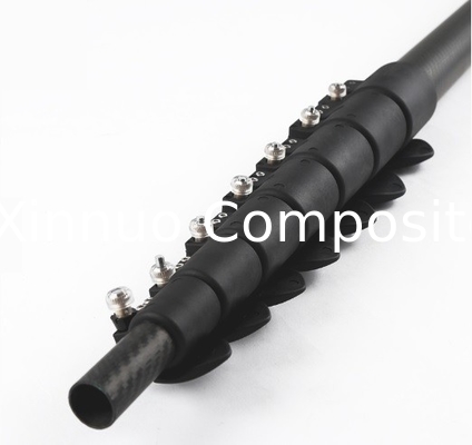 Custom size carbon fiber telescopic pole with locking systems  telescopic pole systems include water fed