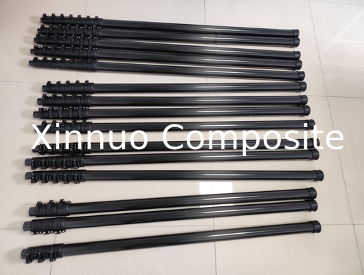 XN 18ft 20ft 25ft 30ft 35ft 40ft 50ft 60 ft carbon fiber extension rod for rescue pole carbon fiber telescopic pole