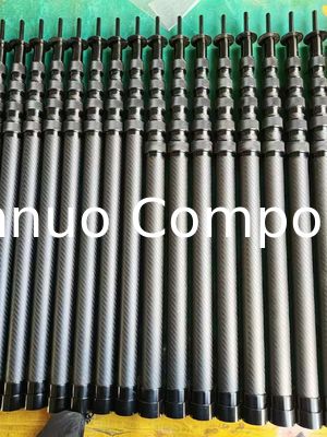 2m 2.8m 3m 4m Length high stiff Carbon Fiber Telescopic Sky Canopy Pole