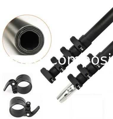 18m 60ft length anti-rotation carbon fiber telescopic poles made in China