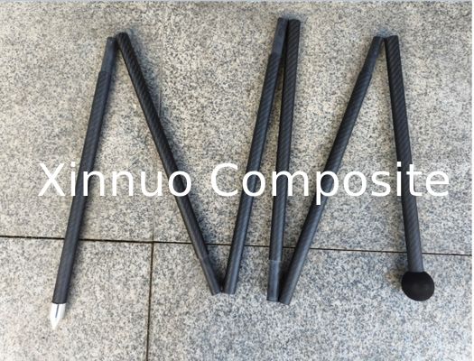 3K Twill Matte Carbon Fiber Canopy Pole high strength Carbon fiber Tent Pole