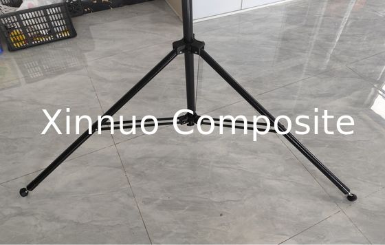 15m 50ft high stiff telescoping tripod pole carbon fiber camera poles