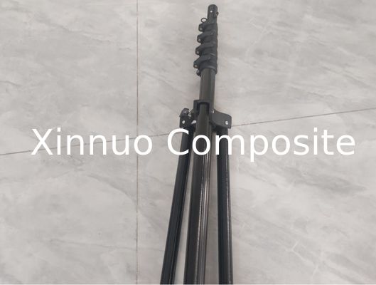 15m 50ft high stiff telescoping tripod pole carbon fiber camera poles