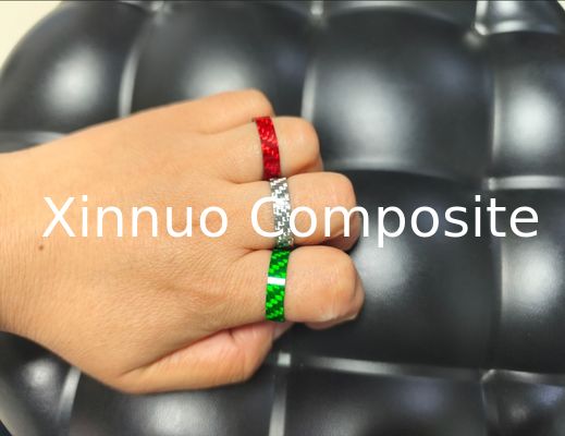 Different Size good looking Colorful Carbon Fiber Ring Tubes for jewelry