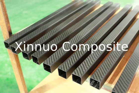 China manufacture 20/25/30/40/50mm carbon fiber square tube carbon rectangular tubing
