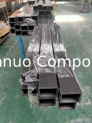 China manufacture 20/25/30/40/50mm carbon fiber square tube carbon rectangular tubing