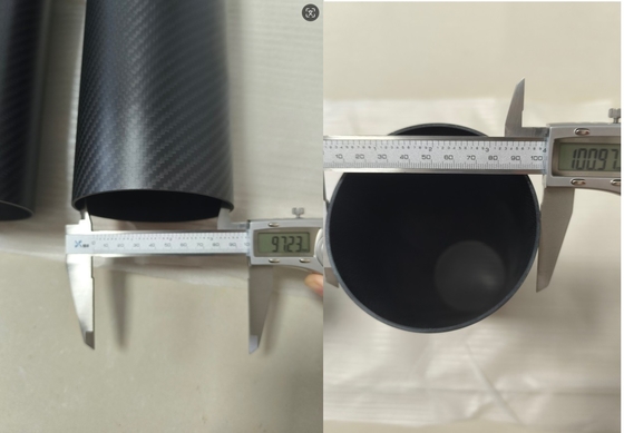 ∅101mm carbon fiber tubes | Zibo Xinnuo |carbon Tube Design & Manufacture