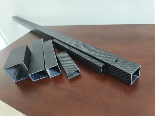 3K twill high strength square carbon fiber tube made in China