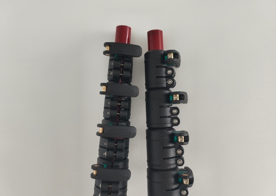 2025 high stiffness red carbon fiber telescoping pole made in China