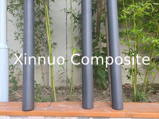 2000mm Length 3K 2X2 Twill Weave Carbon Fiber Tubes with high strength