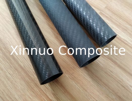 pitch based glossy carbon fiber pipe round carbon fiber tube 50mm