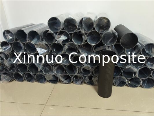 high strength 4 inch 3K twill  carbon fiber tubes made in China