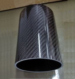 high glossy 3K plain 3K twill weave carbon fiber tubes