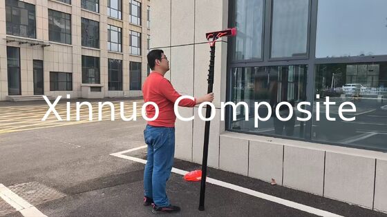 XN 20ft 30ft 40ft 45ft 50ft high sturdy carbon fiber telescoping tube water fed pole