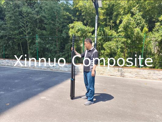 12m 40ft 15m 50ft 18m 60ft carbon telescopic pole with tripod  for photography