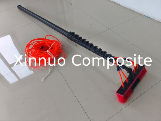 China High Stiffness 20m 65FT Carbon Fiber Telescopic Window Cleaning Pole