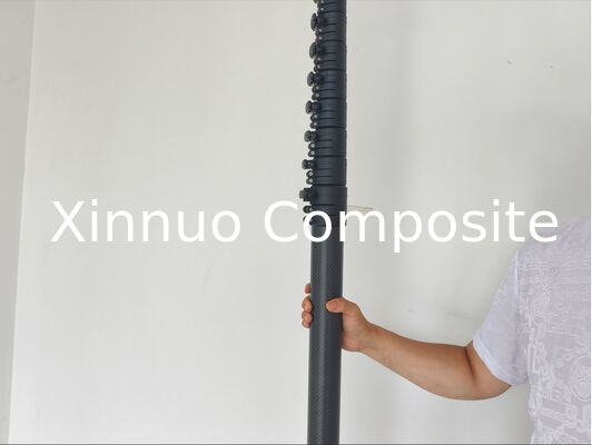China High Stiffness 20m 65FT Carbon Fiber Telescopic Window Cleaning Pole