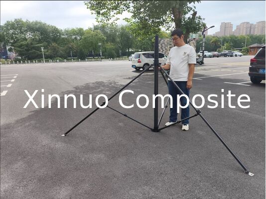 10m 12m carbon fiber tripod telescopic mast for camera carbon tripod pole
