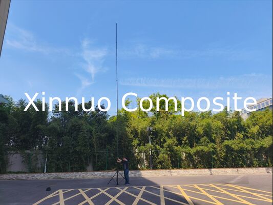 Portable heavy duty tripod stand telescopic carbon fiber mast