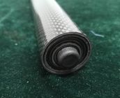 Black color Carbon+ glass fiber telescoping  expansion  mast pole 3.4 meter length with caps