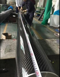 carbon fiber roller for high speed cross lapper lapping machine  papermaking equipments diameter 255mm