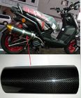 carbon fiber exhaust cover pipe muffler tube  silencer cover with 3K twill weave
