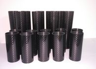 Carbon fiber cylinder tube composite tube made by carbon fiber fabric inside bright like a mirror