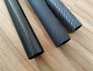Compare the 3K plain&twill high glossy and matte surface carbon fiber tube