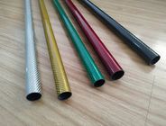 Insulated gold green red blue white etc colored epoxy frp  fiberglass tube  rod pole pipe made in China