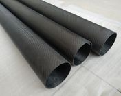 3K twill texture carbon fibre tubing with simple clean finish smooth finish