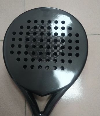 Customized Beach racket Tennis Padel with Carbon Fiber surface and EVA  Foam  core