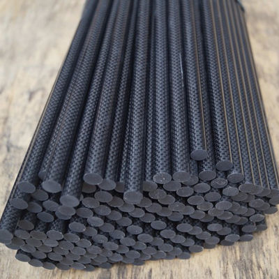 6~40mm diameter  pultruded  carbon fiber solid rod  with 3K plain/twill surface pultrusion carbon rod