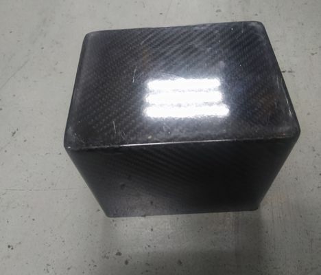 3K twill glossy carbon fiber rectangular  storage box/container/holder/house/shell full carbon