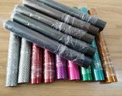 Customized colorful carbon fiber+ brass pipe  diameter from 10 mm to 100 mm