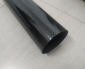 buy heavy calibre 141 mm supper firm  3K twill nature carbon fibre tubing from China