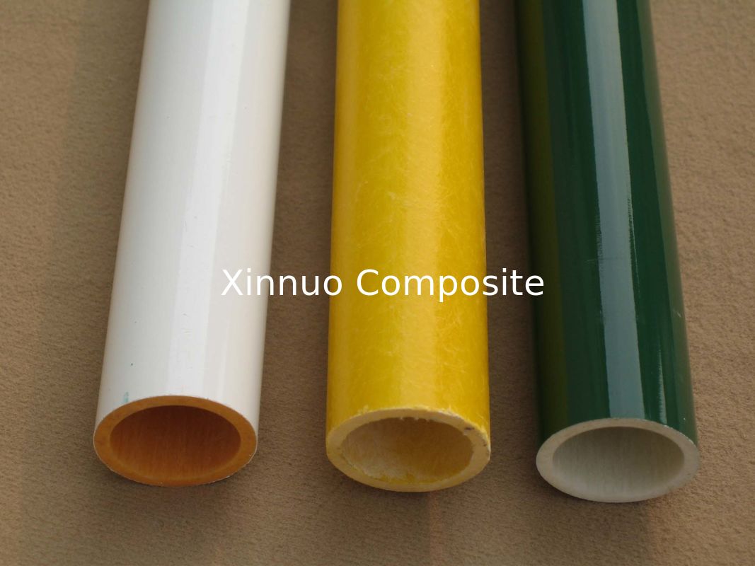 hot sell Colorful painted Glass fiber tube FRP tube frp pipe fiberglass tube pole can be OEM  with factory price
